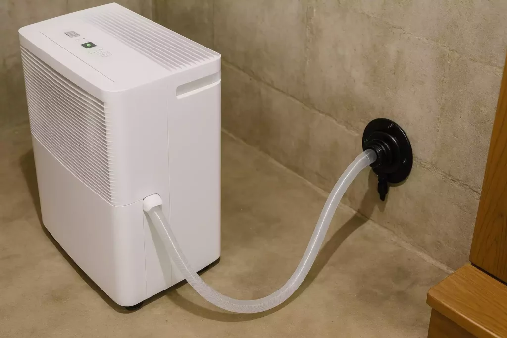 Comment mettre en place le drainage continu sur un déshumidificateur ?